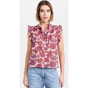 XIRENA Brenna Top in Electric Red